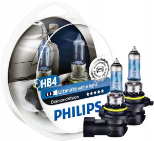 PHILIPS Diamond Vision HB4 5000K BIAŁE ŻARÓWKI
