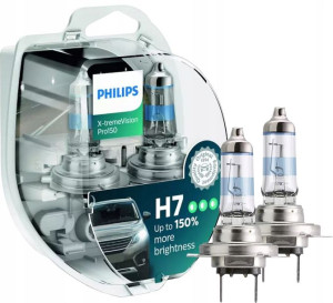 Żarówki H7 Philips X-Treme Vision Pro150 + 150 %
