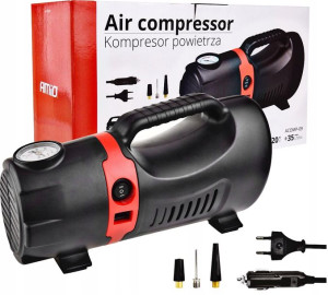 Kompresor Samochodowy 12v + 230v Sprężarka Do Kół