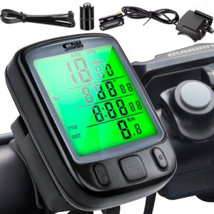 Komputer Licznik Rowerowy Lcd Prędkość Czas Stoper