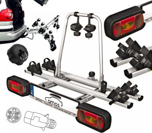 Bagażnik Rowerowy Na Hak Platforma 2 Rowery 7 Pin