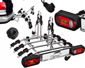 Bagażnik Rowerowy Platforma Na Hak 4 Rowery 13 Pin