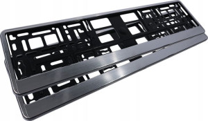 2x Ramki Pod Tablicę Rejestracyjną Aluminium Szczo