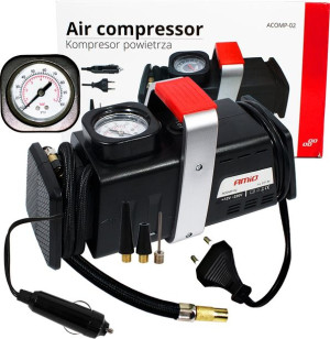 Kompresor samochodowy pompka sprężarka 12V 230V
