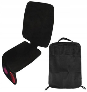 2W1 MATA osłona POD FOTELIK + ORGANIZER wz1 czarny