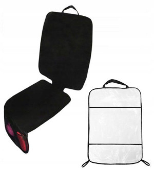 2W1 MATA osłona POD FOTELIK + ORGANIZER wz3 czarny