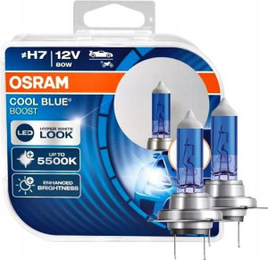 Żarówki H7 Osram Cool Blue Boost Next 5500k Białe
