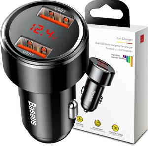 BASEUS Quick Charge 3.0 ŁADOWARKA SAMOCHODOWA USB