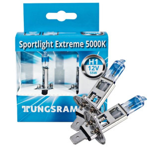 Białe Żarówki H1 Tungsram Sportlight Extreme 5000k