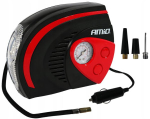 Kompresor Samochodowy Sprężarka 12v Metalowy Torba
