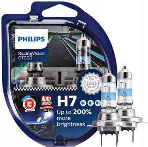 ŻARÓWKI PHILIPS H7 RacingVision GT200 +200%