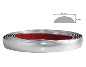 Listwa Chromowana 21 Mm Boczna Chrom Na Metry