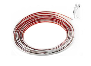 Listwa Chromowana 6 Mm Boczna Chrom Na Metry