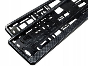 Ramki Pod Tablice Rejestracyjna Carbon Zest 2 Szt