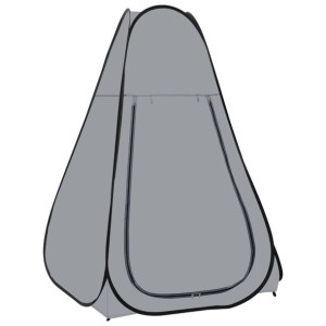Lumarko Namiot prysznicowy typu pop-up, szary