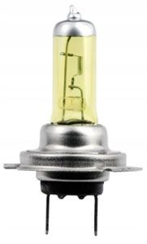 Żarówka H7 55w 12v Retro Zółta Żółte Światło Gold