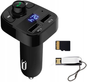 Transmiter FM BLUETOOTH ŁADOWARKA 2 x USB