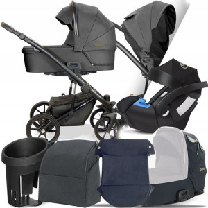 Wózek 3w1 Milu Kids Lluvia Luv 17 I Cybex Aton 5