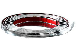 LISTWA OCHRONNA BOCZNA taśma 17 mm 5m czarna chrom