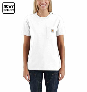 Koszulka Carhartt WK87 Workwear Pocket S/S White L