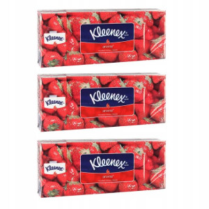Chusteczki higieniczne KLEENEX truskawka 3x 10 szt