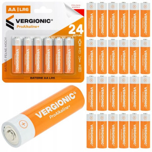 Baterie AAA paluszki LR03 R03 VERGONIC alkaliczne
