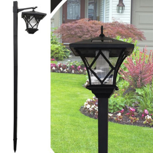 Lampa solarna latarnia 155 cm wysokości-Lampa retro-2 rodzaje montażu