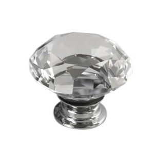 GAŁKA MEBLOWA uchwyt KRYSZTAŁ 40mm brylant
