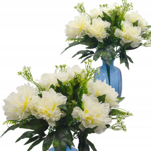 7x Kwiaty Bukiet Sztucznych Kwiatów Ozdobnych 45cm