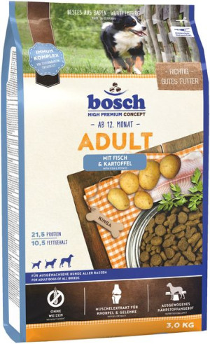 Bosch Fisch & Potato dla psów dorosłych 3kg