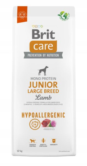 Brit Care Hypoallergenic Junior Large Lamb 12kg