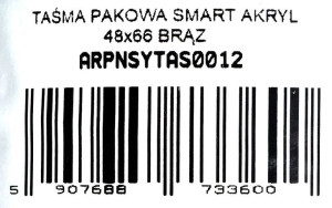 Taśma Pakowa Akryl Smart 48x66 Brąz