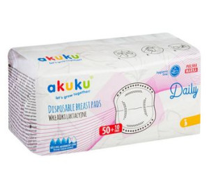 Akuku Wkładki laktacyjne 60 szt