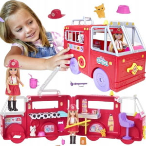 Barbie Strażak Rozkładana Straż Pożarna Na Prezent