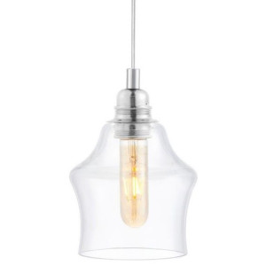 Wisząca lampa nad stół LONGIS 10137109 loftowy zwis przezroczysty