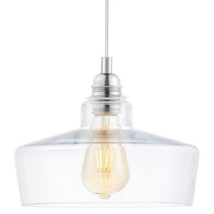Wisząca lampa salonowa LONGIS 10147109 szklany zwis przezroczysty