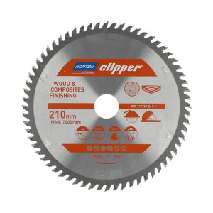 Norton Piła Tarczowa 210mm X 30mm X 64z Drewno I Kompozyty Atb (2,8 / 1,8)