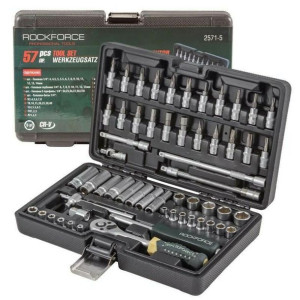 Rockforce Zestaw Kluczy 1/4" 57el.