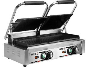 Yato Podwójny Grill Kontaktowy Ryflowany 58cm