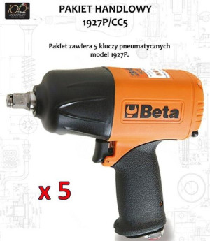 Beta Klucz Udarowy Pneumatyczny 1/2" 1750nm 1927p/cc5 Pakiet Dystybucyjny