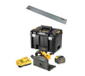 Dewalt Flexvolt Pilarka Tarczowa - Zagłębiarka 54v 2x6,0ah Szyna 1,5m Dcs52