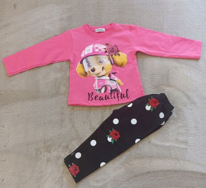 Dres komplet dla Dziewczynki ocieplany Skye 86/92