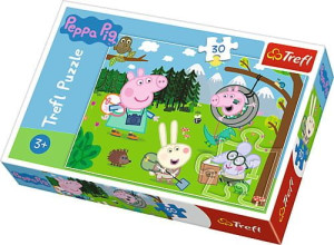 Trefl Puzzle 30el - Świnka Peppa Leśna wyprawa