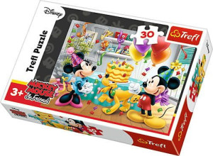 Trefl Puzzle 30el Tort urodzinowy Disney