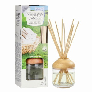 Yankee Candle Reed pałeczki zapachowe z dyfuzorem Clean Cotton 120ml
