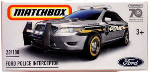 Matchbox - Ford police interceptor. 23/100