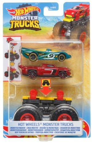 Zestaw pojazdów Monster Truck mix zielony