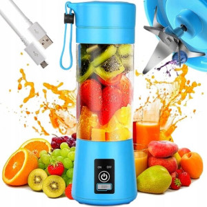 Blender Mikser Turystyczny Przenośny Shaker Usb 4k