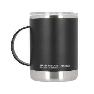 Asobu - Ultimate Coffee Mug Czarny - Kubek termiczny 360ml