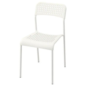 IKEA ADDE Krzesło  biały